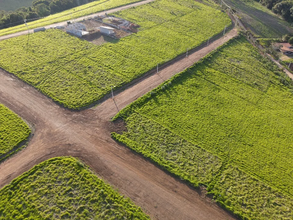 Vista aérea fornecida do lote 8, quadra B, no Residencial Eldorado